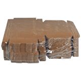 26x19x5-100 Adet Kilitli E Ticaret Karton Kargo Kutusu