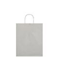 29x15x29-200 Adet Burgu Saplı Beyaz Kraft Çanta