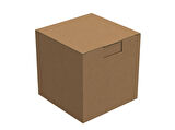 15x15x15 - 25 Adet Kilitli E Ticaret Karton Kargo Kutusu
