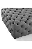Kapitoneli Kare Puf/bench/orta Sehpa 80*80 Cm Yükseklik 40 Cm