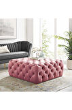 Kapitoneli Kare Puf/bench/orta Sehpa 80*80 Cm Yükseklik 40 Cm