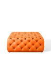 Kapitoneli Kare Puf/bench/orta Sehpa 60*60 Cm Yükseklik 40 Cm