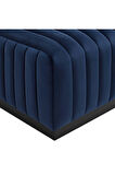 Çizgi Dikiş Detaylı Puf/Orta Sehpa 80*80 cm
