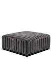 Çizgi Dikiş Detaylı Puf/Orta Sehpa 80*80 cm