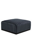 Çizgi Dikiş Detaylı Puf/Orta Sehpa 80*80 cm