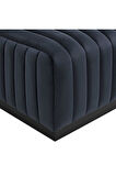 Çizgi Dikiş Detaylı Puf/Orta Sehpa 80*80 cm