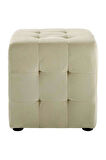 Kiremit Kare Puf Dikişli En*boy 42*42 Cm