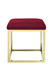 Chic Mini Metal Ayaklı Puf 40x40 cm