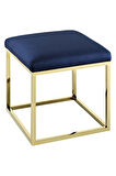 Chic Mini Metal Ayaklı Puf 40x40 cm