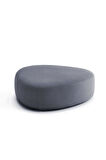 Stone Maxi Üçgen Asimetrik Puf / Orta Sehpa / 75x75 cm H:40 cm