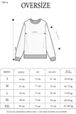 Kadın Oversize Kapüşonlu Cepli Baskılı 3 İplik Pamuklu Hoodie Sweatshirt - Beyaz