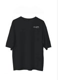Erkek Kısa Kol Tişört Bisiklet Yaka ATATÜRK Baskılı T-Shirt - Siyah