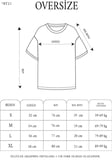Erkek Kısa Kol Yazlık Tişört Bisiklet Yaka Baskılı Oversize T-Shirt - Siyah