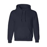 Erkek 3 İplik Pamuklu Kapüşonlu Cepli Oversize Hoodie Sweatshirt - Lacivert