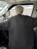Erkek Kısa Kol Yazlık Tişört Bisiklet Yaka Baskılı Oversize T-Shirt - Siyah