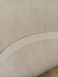 Çam Halı Sisal 9327 Bej / Krem Bordürlü Daire Jüt Sisal Kilim