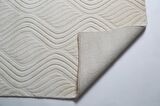 Çam Halı Emboss JR 10 White Modern Desen Yeni Zellanda Yünü ve Viskon El Dokuması Halı