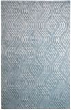 Çam Halı Emboss JR10 Turkuaz Modern Desen Yeni Zellanda Yünü ve Viskon El Dokuması Halı