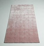 Çam Halı Emboss JR 67 Pink Modern Desen Yeni Zellanda Yünü ve Viskon El Dokuması Halı