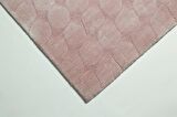 Çam Halı Emboss JR 67 Pink Modern Desen Yeni Zellanda Yünü ve Viskon El Dokuması Halı