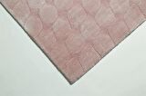 Çam Halı Emboss JR 67 Pink Modern Desen Yeni Zellanda Yünü ve Viskon El Dokuması Halı