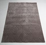 Çam Halı Emboss JR 10 Gri Modern Desen Yeni Zellanda Yünü ve Viskon El Dokuması Halı