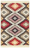 Eko Halı Arya Ar 33 Red Yıkanabilir Çift Taraflı Modern Desenli Dokuma Kilim