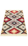 Eko Halı Arya Ar 33 Red Yıkanabilir Çift Taraflı Modern Desenli Dokuma Kilim