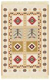Eko Halı Arya Ar 28 Red Yıkanabilir Çift Taraflı Modern Desenli Dokuma Kilim