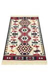 Eko Halı Arya Ar 30 Red Yıkanabilir Çift Taraflı Modern Desenli Dokuma Kilim