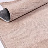 Çam Halı Crea Decolux Azade 8201 Bej Özel Kaymaz Tabanlı Pamuk Dokuma Kilim