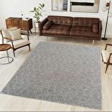 Çam Halı Mono MN 6046 Bej İskandinav Desenli Örgü Dokuma Kilim