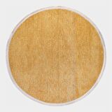 Çam Halı Crea Decolux Azade 8202 Sarı Daire Özel Kaymaz Tabanlı Pamuk Dokuma Kilim