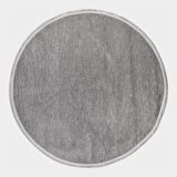 Çam Halı Crea Decolux Azade 8205 Gri Daire Özel Kaymaz Tabanlı Pamuk Dokuma Kilim