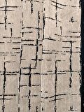 Çam Halı Bodrum BDRR 119 Bej Özel Latex Kaymaz Tabanlı Kilim