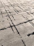 Çam Halı Bodrum BDRR 119 Bej Özel Latex Kaymaz Tabanlı Kilim