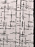 Çam Halı Bodrum BDR 121 Beyaz Özel Latex Kaymaz Tabanlı Kilim