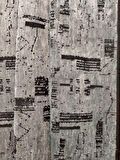 Çam Halı Bodrum BDR 115 Antrasit Özel Latex Kaymaz Tabanlı Kilim