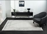 Çam Halı Crown FL003A Krem Gri Modern Desen Salon Halısı