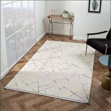 Çam Halı Scarlet SC007G Gri Modern Desen Salon Halısı
