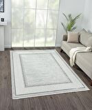 Çam Halı Nordic NX006A Gri Klasik Desen Salon Halısı