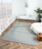 Çam Halı Sisal TB003A Gri Modern Desen Jüt Makine Halısı