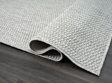 Çam Halı Sisal TB003A Gri Modern Desen Jüt Makine Halısı