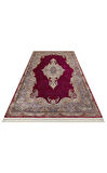 Eko Halı ISFAHAN ISF 02 RED Klasik Desenli Yüksek Kalite Sık Dokuma Makine Halısı