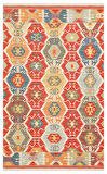 EKO Halı NOMAD NMD 06 RED Çift Taraflı Yıkanabilir Otantik Kilim
