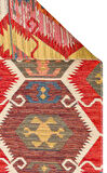 EKO Halı NOMAD NMD 06 RED Çift Taraflı Yıkanabilir Otantik Kilim
