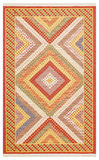 EKO Halı NOMAD NMD 10 RED Çift Taraflı Yıkanabilir Otantik Kilim