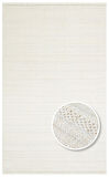 EKO Halı JOY 01 White Hav Toz Vermeyen Etnik Desenli Halı