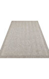 EKO Halı MONO MNO 02 Grey Kaymaz Tabanlı Jüt Dokulu Sisal Kilim