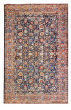 Çam Halı Siesta Vintage 32-041 Etnik Eskitme Desenli Dokuma Tabanlı Yıkanabilir Şönil Salon ve Oda Halısı